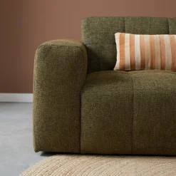 Chaise Longue Bank Wave Rechts Modesto Donkergroen