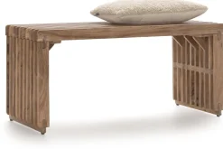 Coco Maison Bankje Lino Naturel 96cm