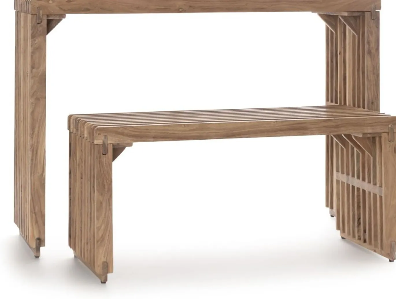 Coco Maison Bankje Lino Naturel 96cm