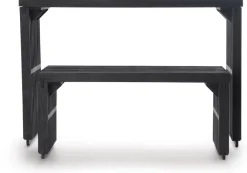 Coco Maison Bankje Lino Zwart 96cm