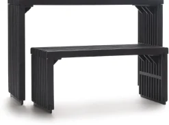 Coco Maison Bankje Lino Zwart 96cm