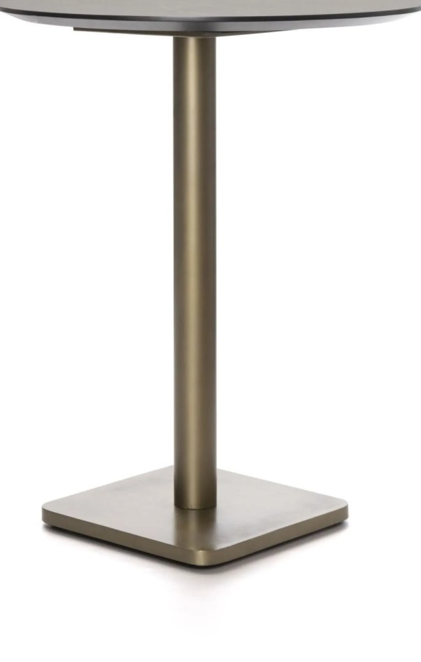 Coco Maison Bartafel Brest Marmer Lichtgrijs/Goud Ø80cm