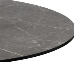 Coco Maison Bartafel Brest Marmer Lichtgrijs/Goud Ø80cm