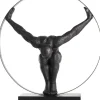 Coco Maison Beeld Circle Man 58cm Zwart