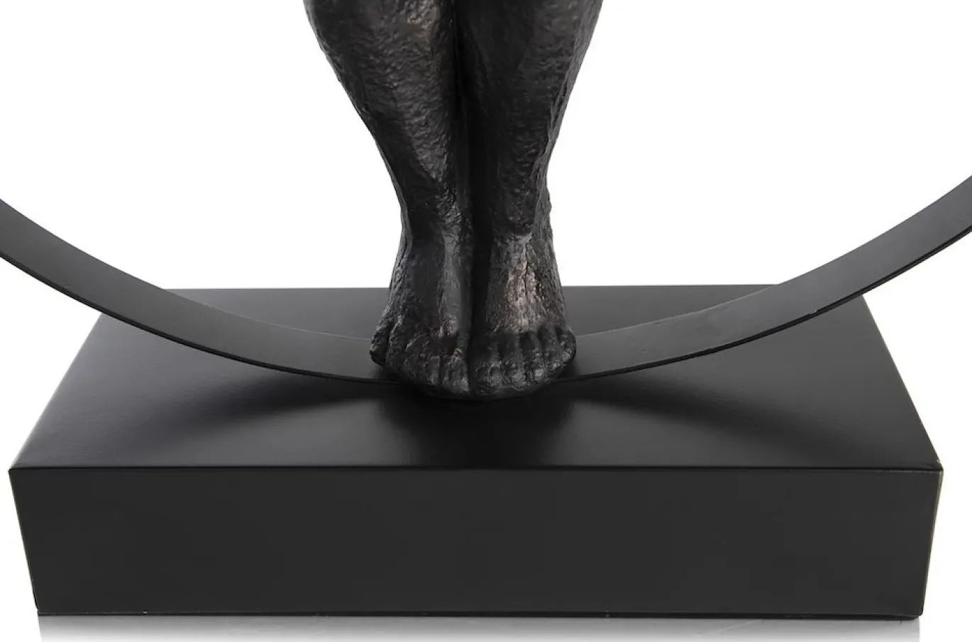 Coco Maison Beeld Circle Man 58cm Zwart