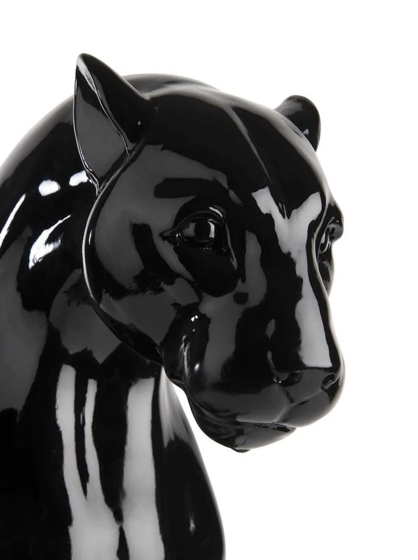 Coco Maison Beeld Sitting Leo 47cm Zwart