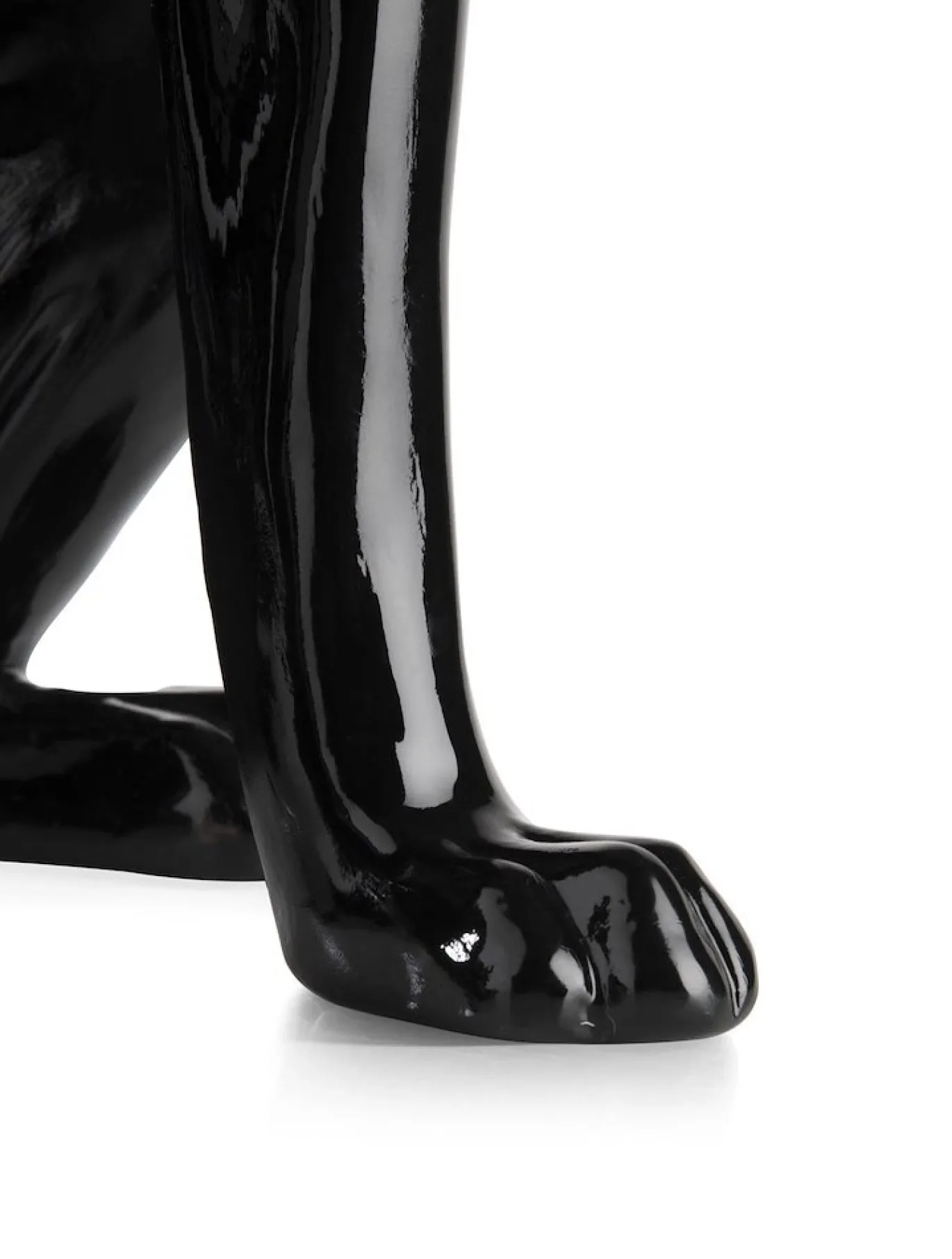 Coco Maison Beeld Sitting Leo 47cm Zwart