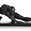 Coco Maison Beeld Stretching 19cm Zwart