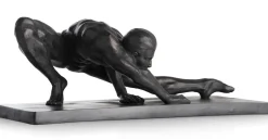 Coco Maison Beeld Stretching 19cm Zwart