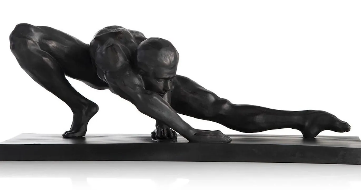 Coco Maison Beeld Stretching 19cm Zwart