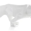 Coco Maison Beeld Walking Leo 23,5cm Wit