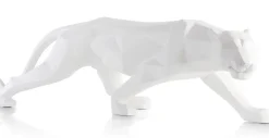 Coco Maison Beeld Walking Leo 23,5cm Wit