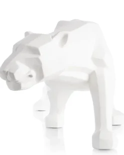 Coco Maison Beeld Walking Leo 23,5cm Wit