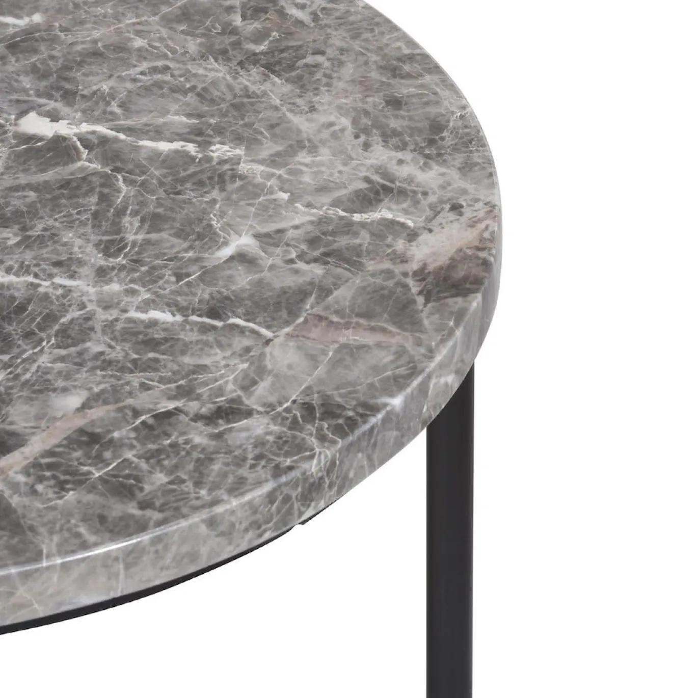 Coco Maison Bijzettafel Adrian 40cm Grijs