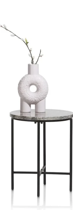 Coco Maison Bijzettafel Adrian 40cm Grijs
