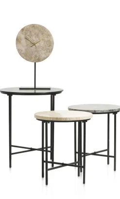 Coco Maison Bijzettafel Adrian 40cm Grijs