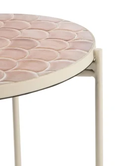 Coco Maison Bijzettafel Bento Taupe Ø43cm