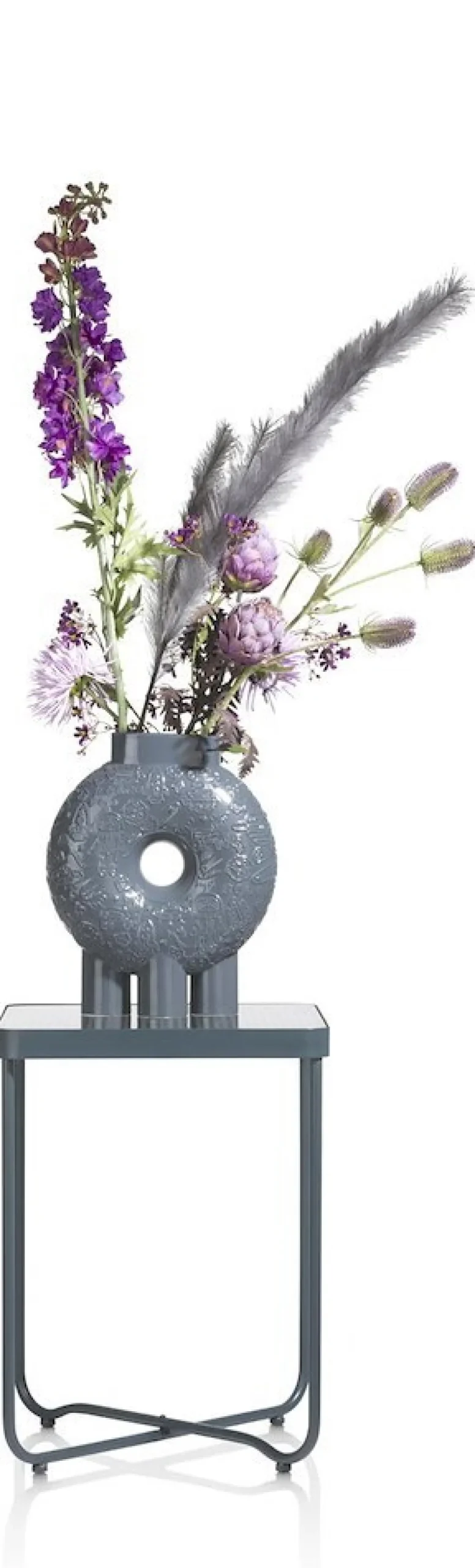 Coco Maison Bijzettafel Ezra 60cm Antraciet