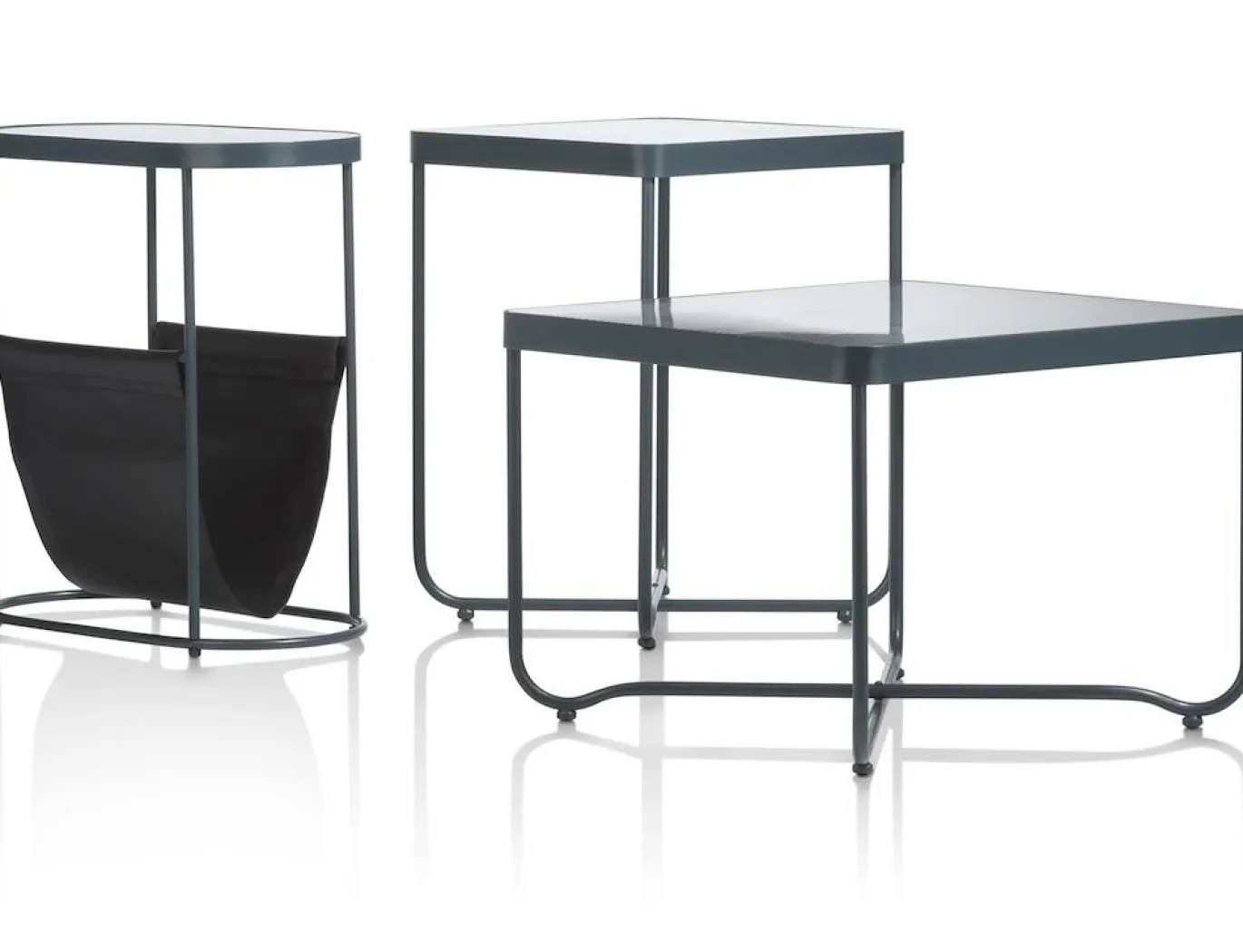 Coco Maison Bijzettafel Ezra 60cm Antraciet