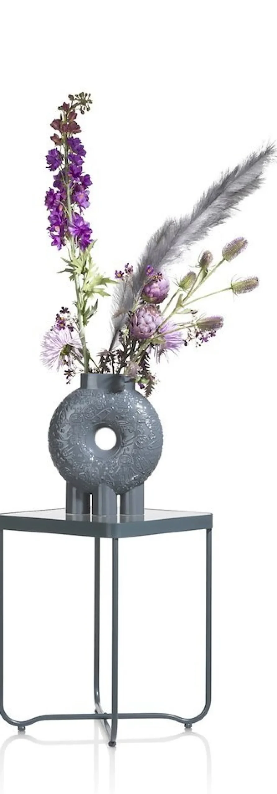 Coco Maison Bijzettafel Ezra 60cm Antraciet