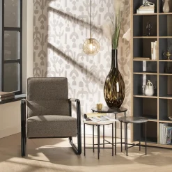 Coco Maison Bijzettafel Nathan 50cm Antraciet