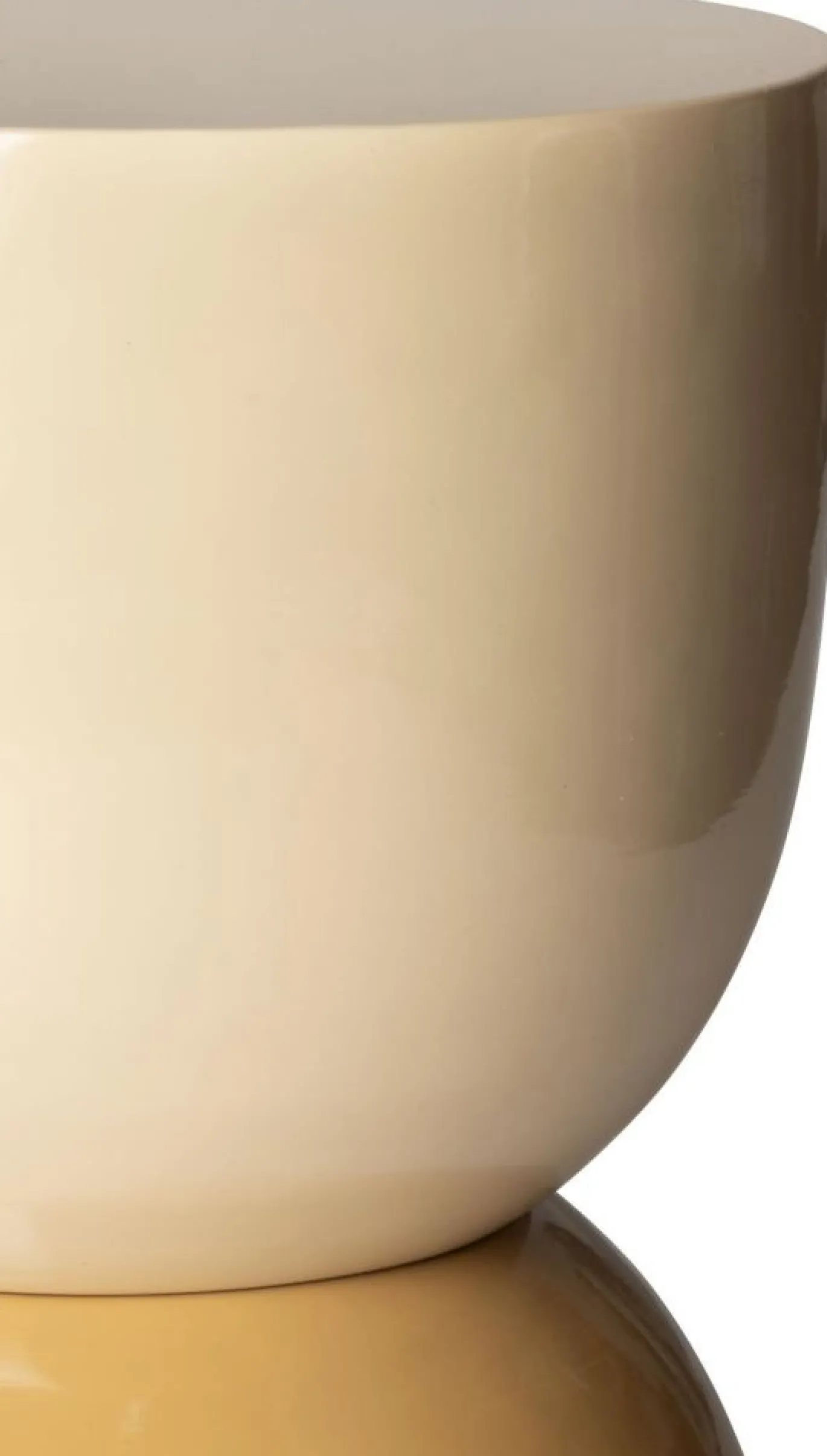 Coco Maison Bijzettafel Pleun Geel Ø32cm