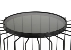 Coco Maison Bijzettafel Riv Ø45cm Zwart
