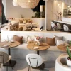 Coco Maison Bistrotafel Brest Eikenhout/Zwart Ø80cm