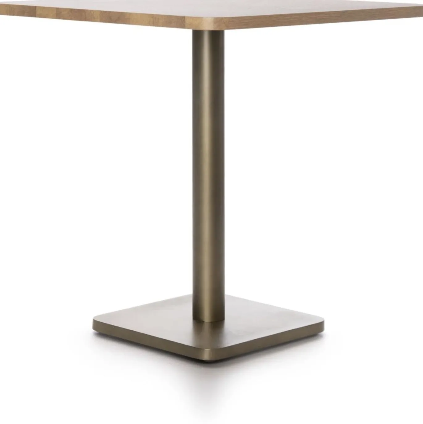 Coco Maison Bistrotafel Brest Eikenhout/Goud 75x75cm