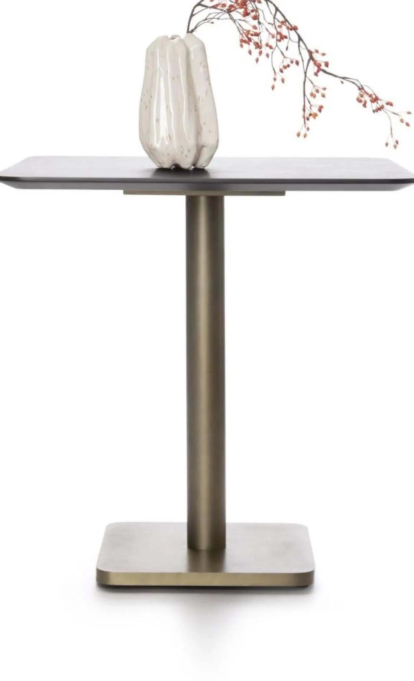 Coco Maison Bistrotafel Brest Steen Roest/Goud 75x75cm