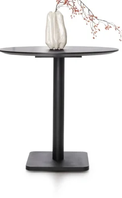 Coco Maison Bistrotafel Brest Steen Roest/Zwart Ø80cm