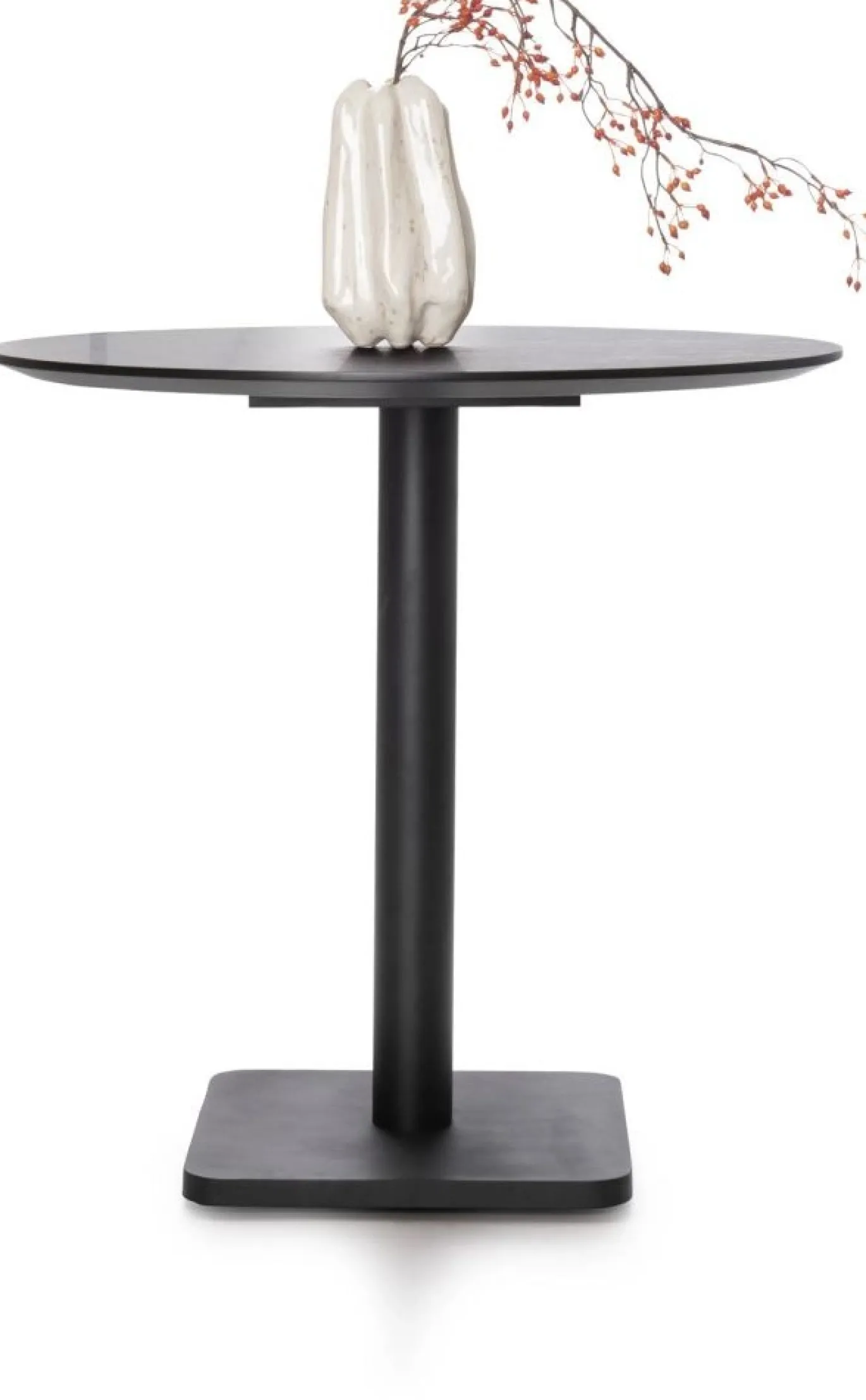 Coco Maison Bistrotafel Brest Steen Roest/Zwart Ø80cm