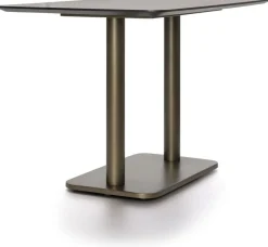Coco Maison Bistrotafel Brest Steen Roest/Goud 120cm