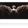Coco Maison Fotoschilderij Angel Wings 80x150cm Zwart