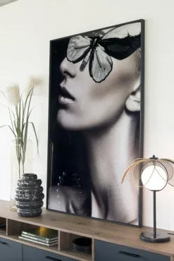 Coco Maison Fotoschilderij Mysterious B 90x140cm Antraciet