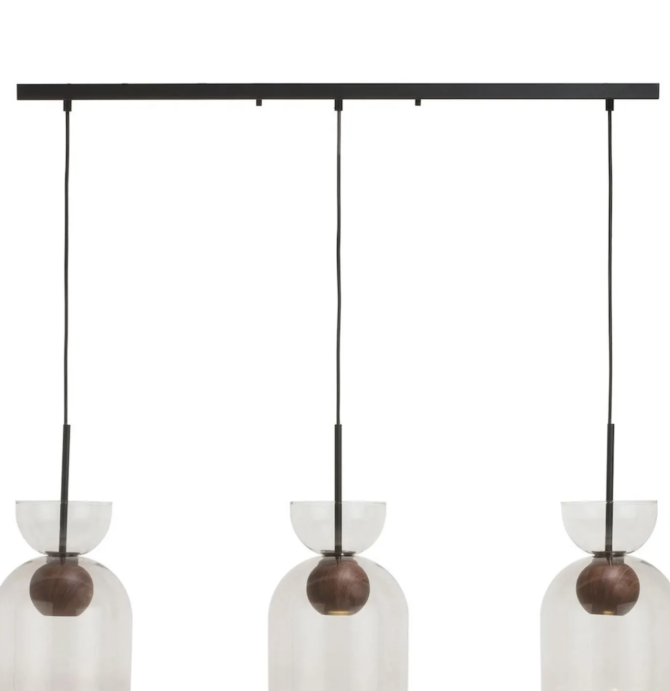 Coco Maison Hanglamp Skylar 3-Lichts Antraciet