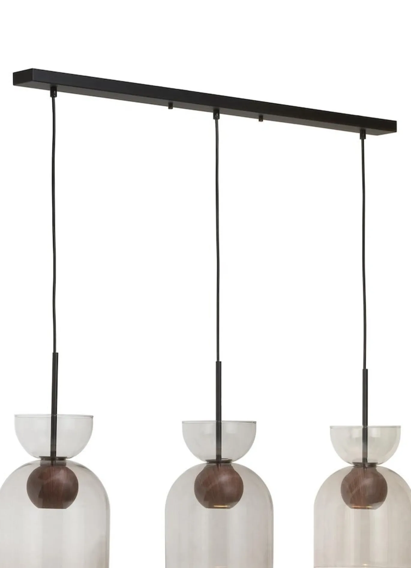 Coco Maison Hanglamp Skylar 3-Lichts Antraciet