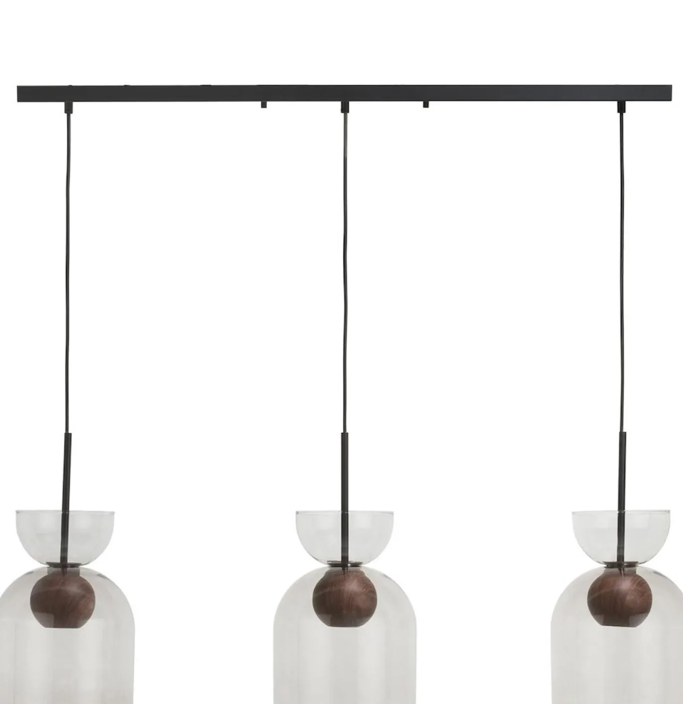 Coco Maison Hanglamp Skylar 3-Lichts Antraciet