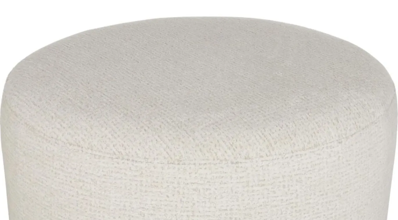 Coco Maison Poef Beautiq Chic Crème Ø80cm