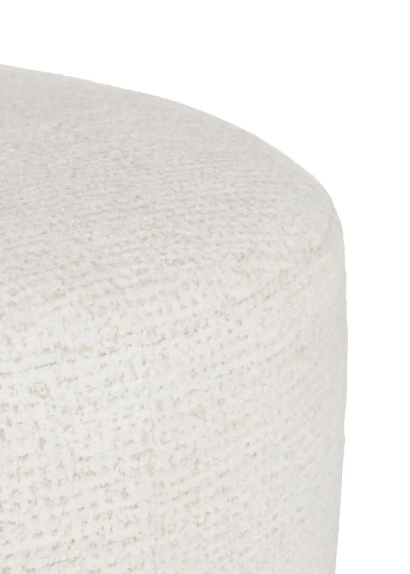 Coco Maison Poef Beautiq Chic Crème Ø80cm