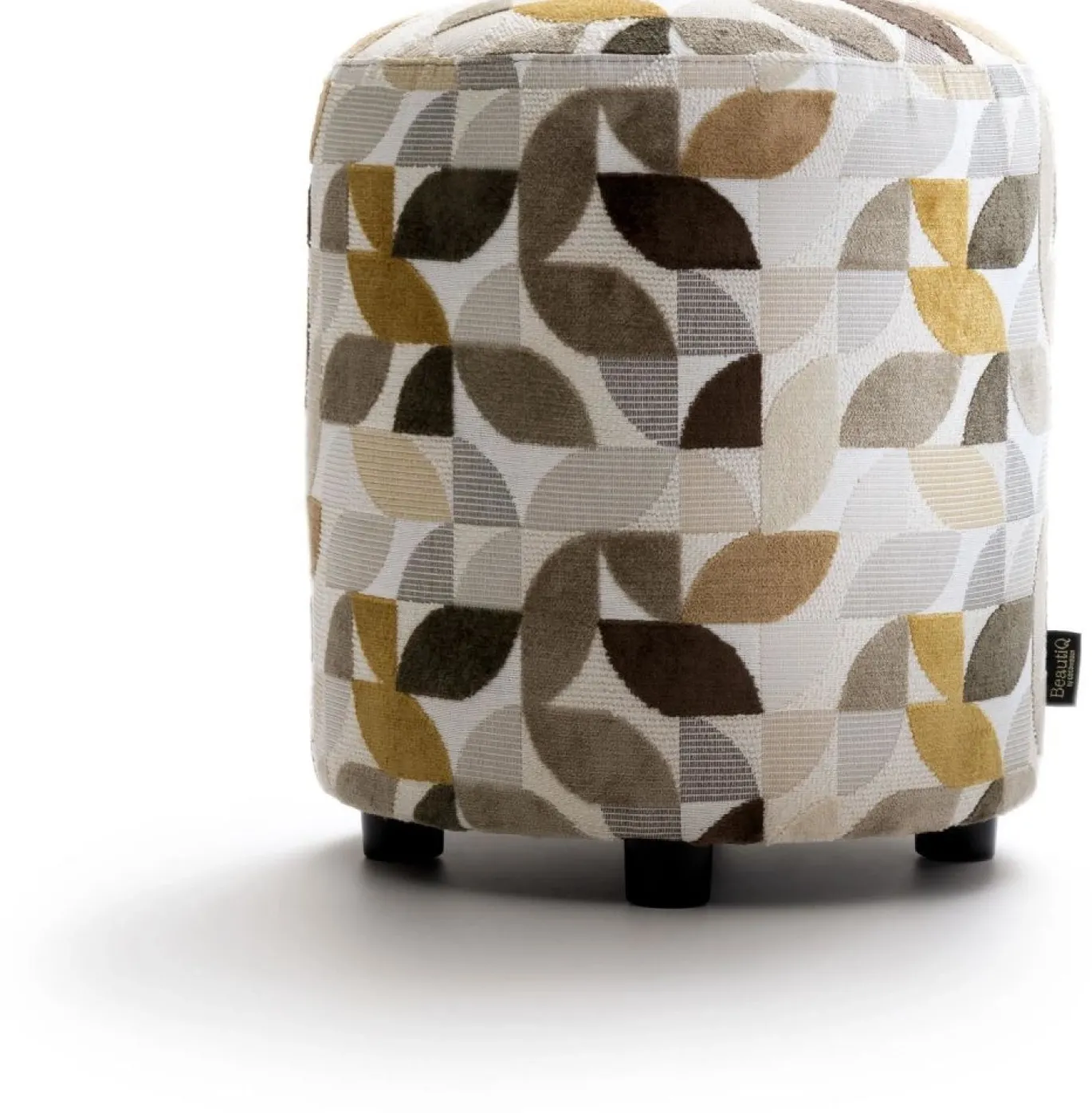 Coco Maison Poef Beautiq Elite Crème Ø42cm