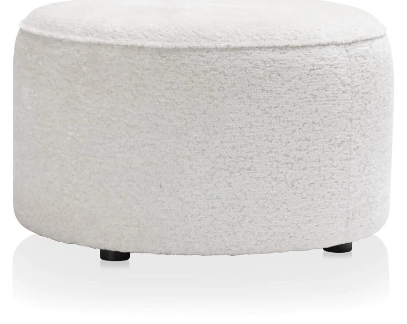 Coco Maison Poef Roan Rond Crème