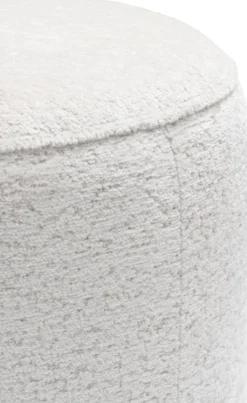 Coco Maison Poef Roan Rond Crème