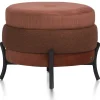 Coco Maison Poef Timeless Macaron 43cm Koper
