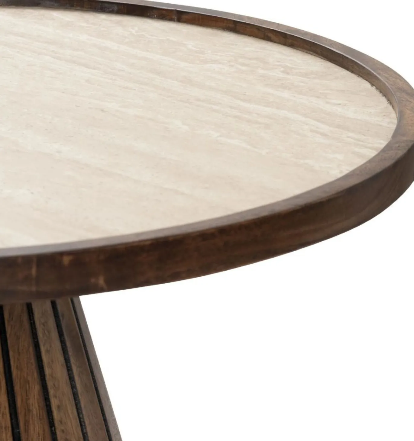 Coco Maison Salontafel Cleo Bruin Ø80cm