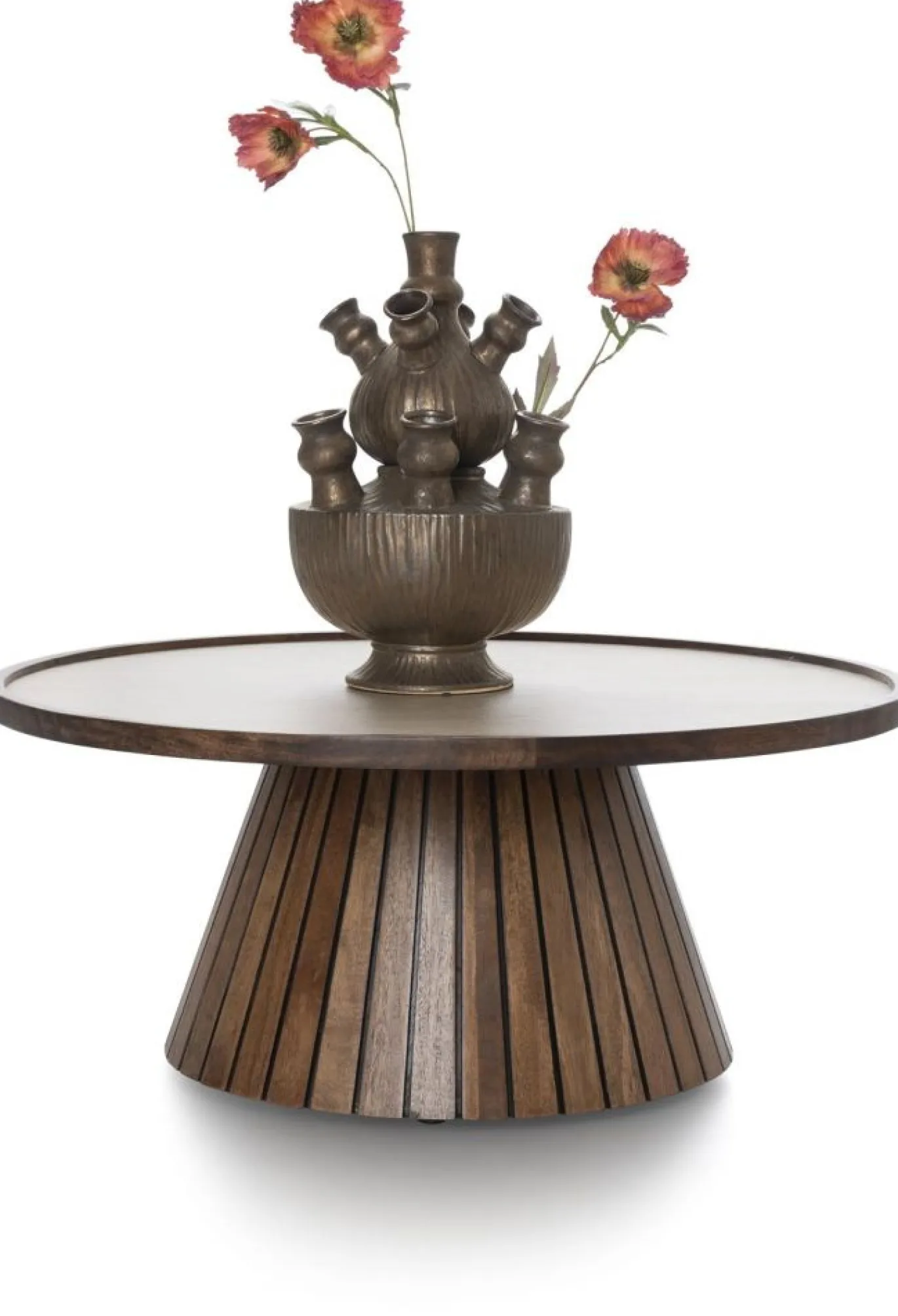 Coco Maison Salontafel Cleo Bruin Ø80cm
