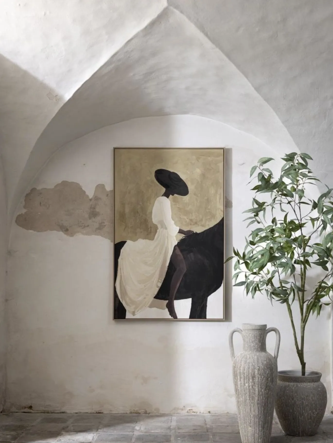 Coco Maison Schilderij Amazone 90x140cm