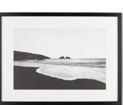 Coco Maison Schilderij Chill Waves Set van 2 60x80cm Zwart
