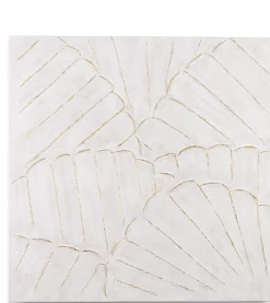 Coco Maison Schilderij Clover 100x100cm Wit