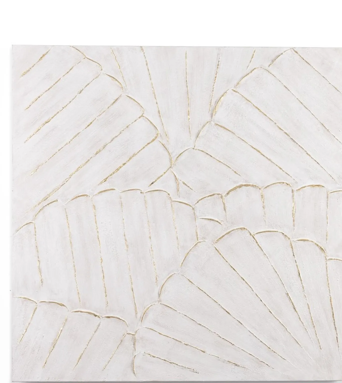 Coco Maison Schilderij Clover 100x100cm Wit